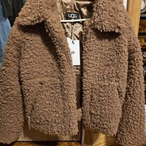 UGG Brown Fuzzy Jacket